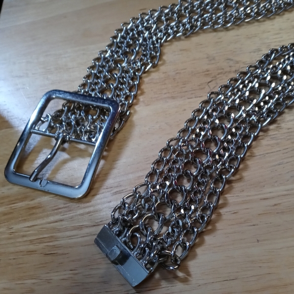 🏩 5 STRAND FASHION METAL BELT 🚣⛵ - Picture 2 of 16